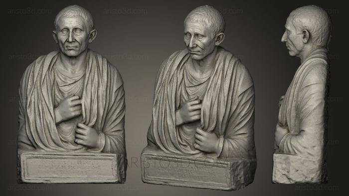 Busts and bas-reliefs of famous people (BUSTC_0693) 3D model for CNC machine